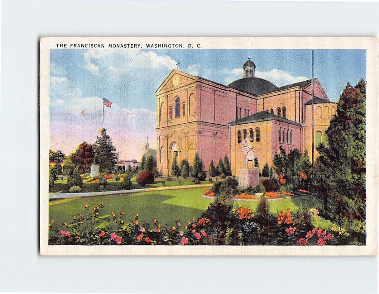 Postcard Franciscan Monastery Washington DC USA