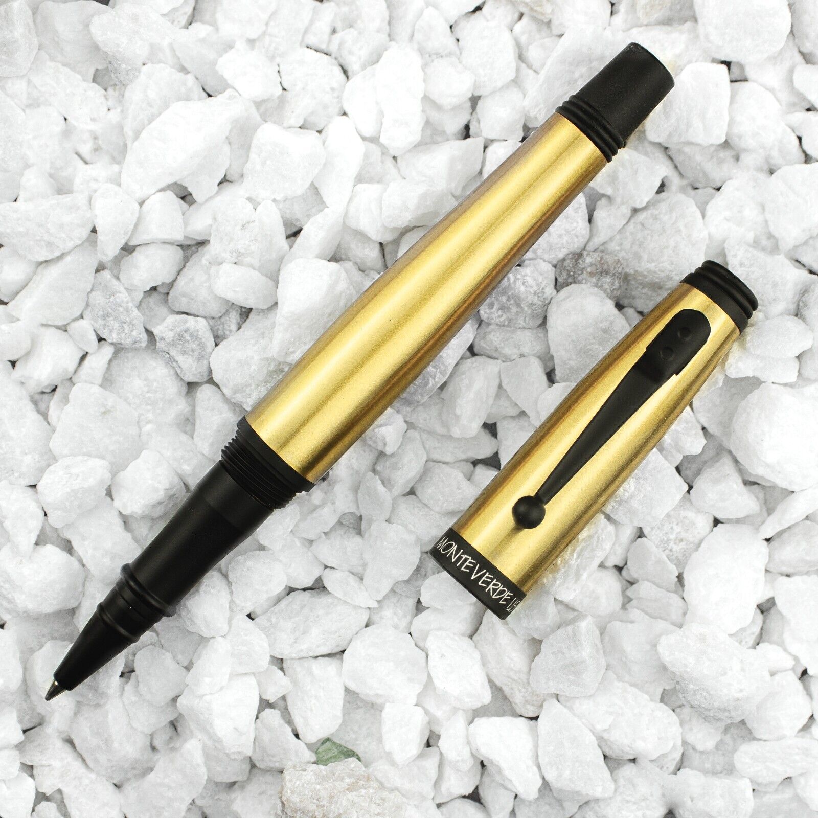 Monteverde Invincia Rollerball Pen, Brass, Brand New In Box