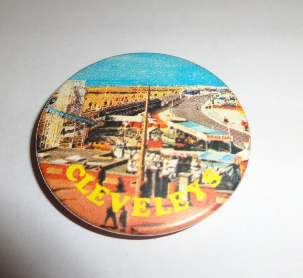 Cleveleys Vintage Pin Badge Button