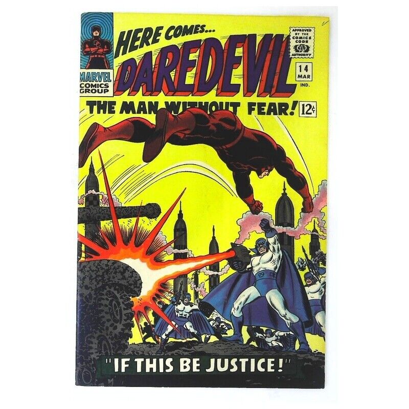 Daredevil #14  - 1964 series Marvel comics Fine+ Full description below [b`