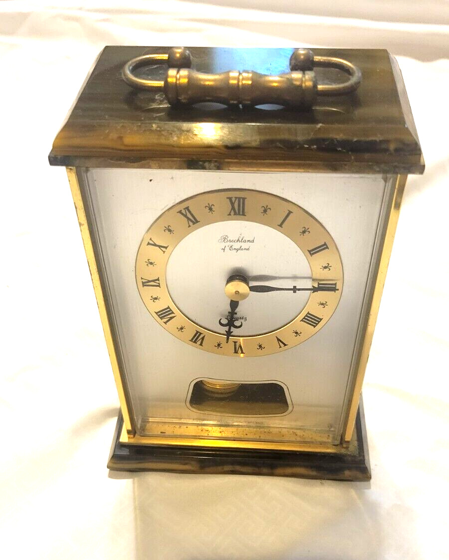 Breckland of England Carriage Clock with Pendulum