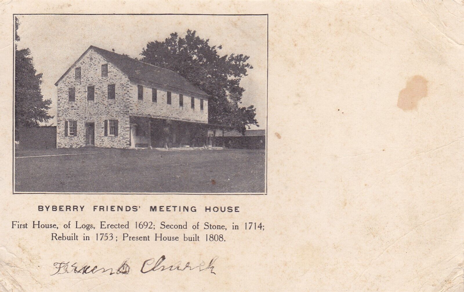 Byberry, Pa - Byberry Friends Meeting House
