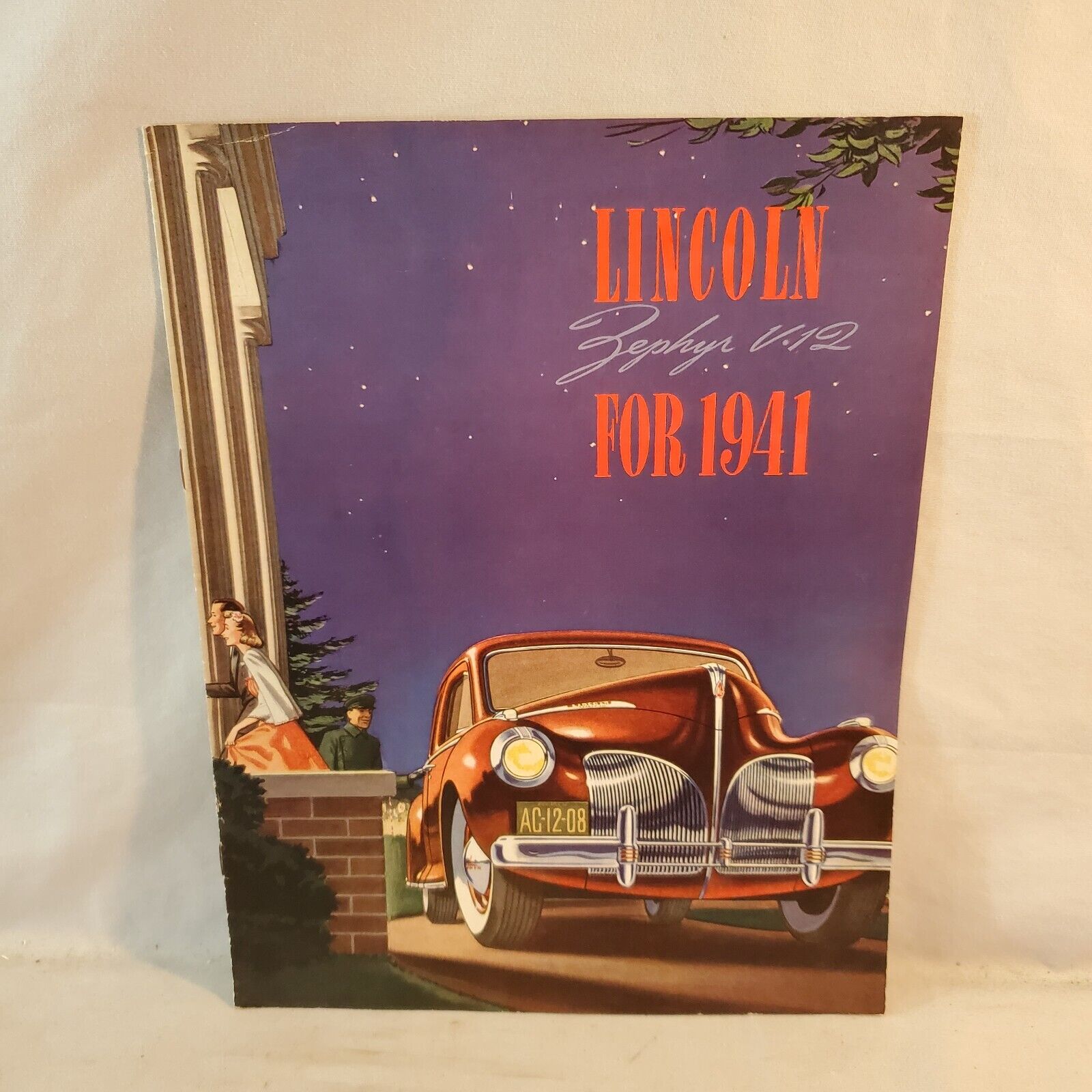 Factory Original 1941 Lincoln Zephyr V12 Sales Brochure Offers Considered