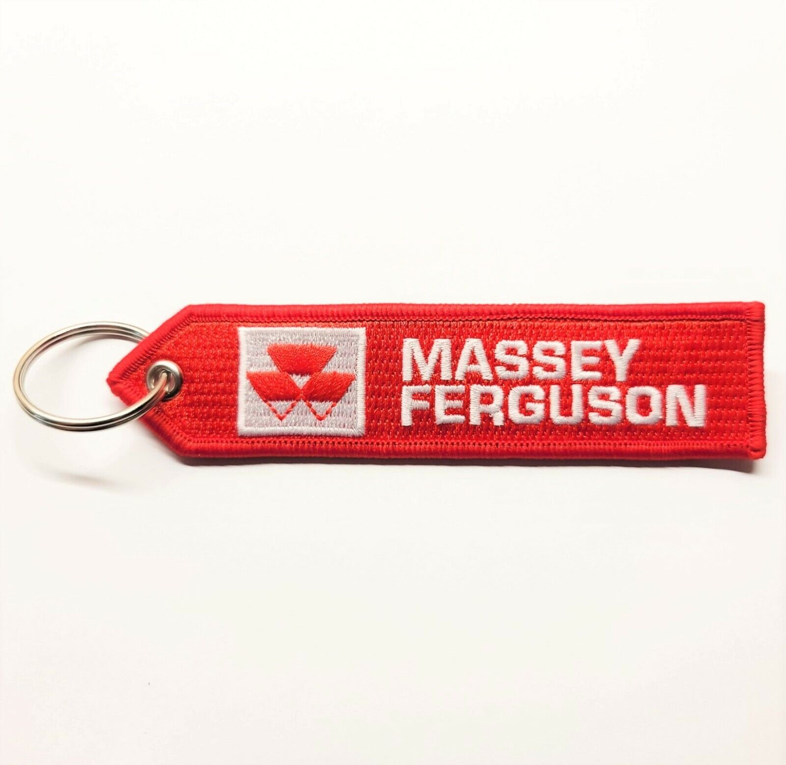 Massey Ferguson Keychain Highest Quality Double Sided Embroider Fabric 1PC USA