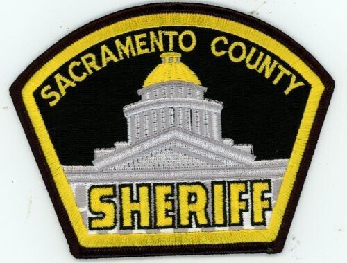 CALIFORNIA CA SACRAMENTO COUNTY SHERIFF NICE SHOULDER PATCH POLICE
