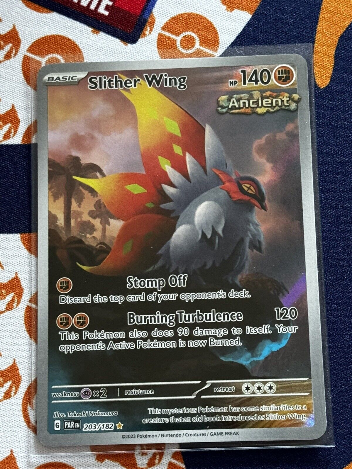 SLITHER WING  Ancient (FULL ART ) PARADOX RIFT 203/182