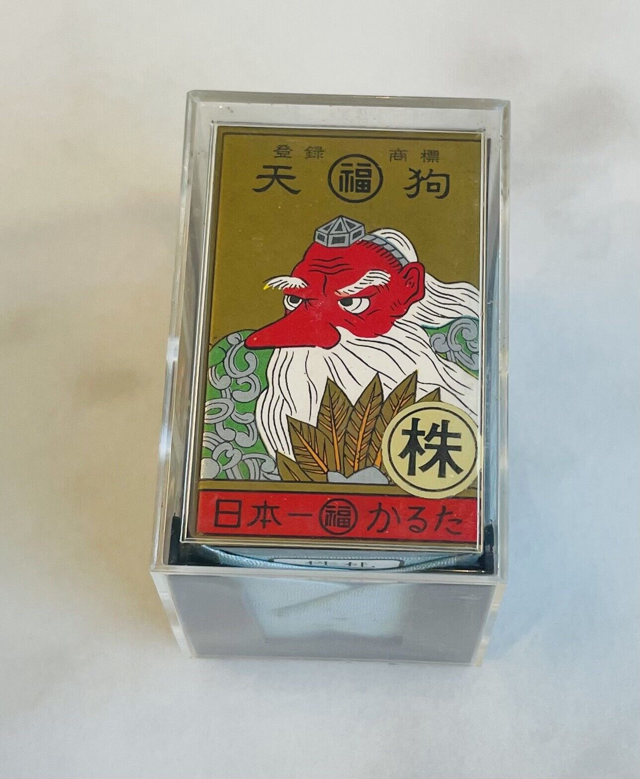 Vintage Nintendo Kabufuda Tengu 株札 天狗　Japanese Playing Cards made before 1989
