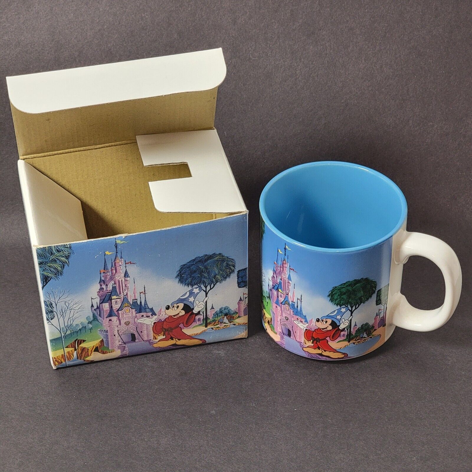 Vintage 1992 EURO Disney Commemorative Opening Day Mickey Mouse Coffee Mug