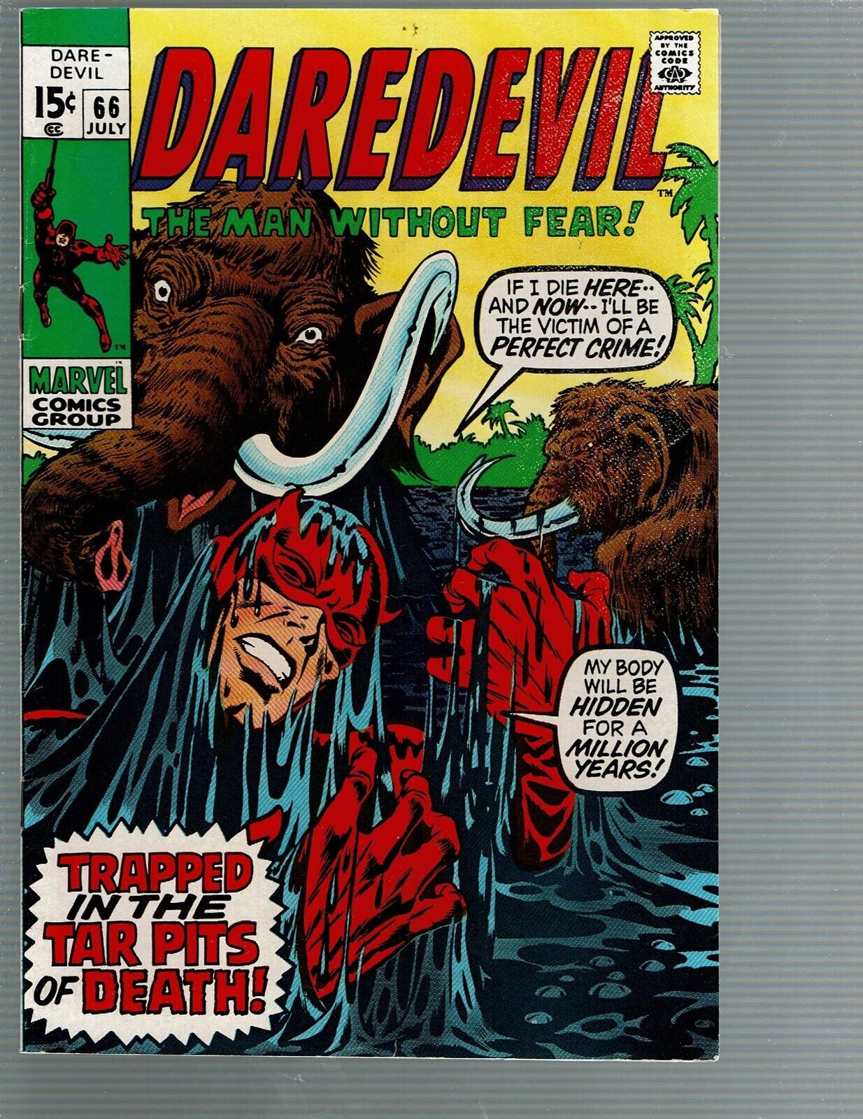 Daredevil 66 Murder Mystery LA Tar Pits VF