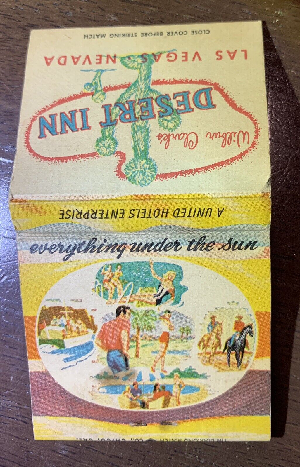 Vintage feature match book “Las Vegas”