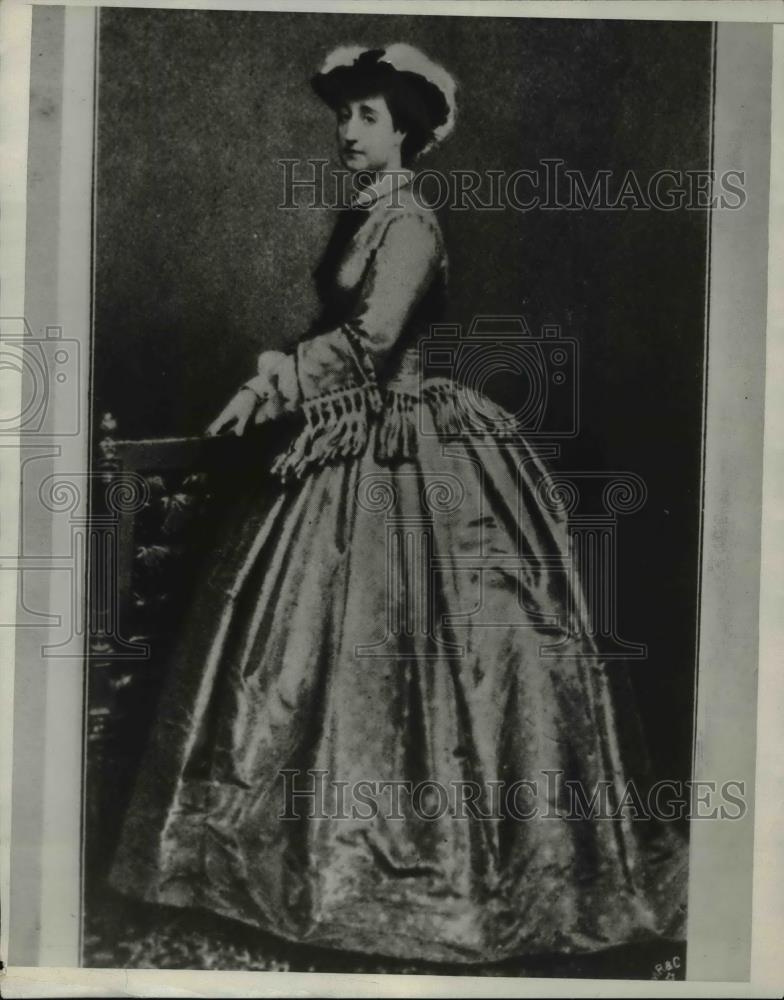 1931 Press Photo Empress Eugenie of France