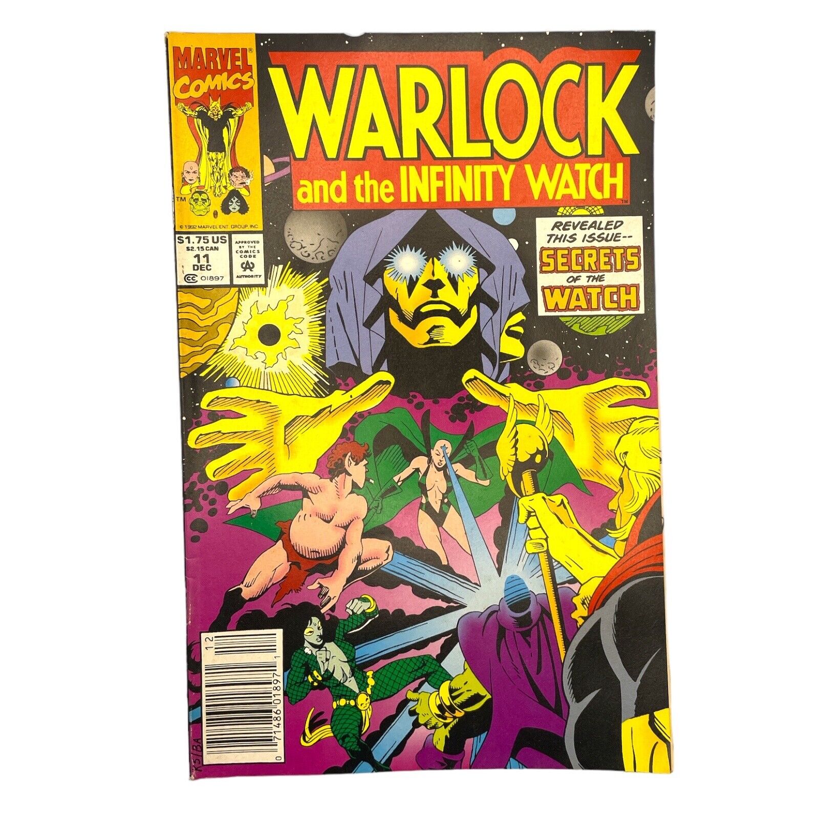 Warlock and the Infinity Watch #11 Dec. 1992 Marvel Comics Rare Issue