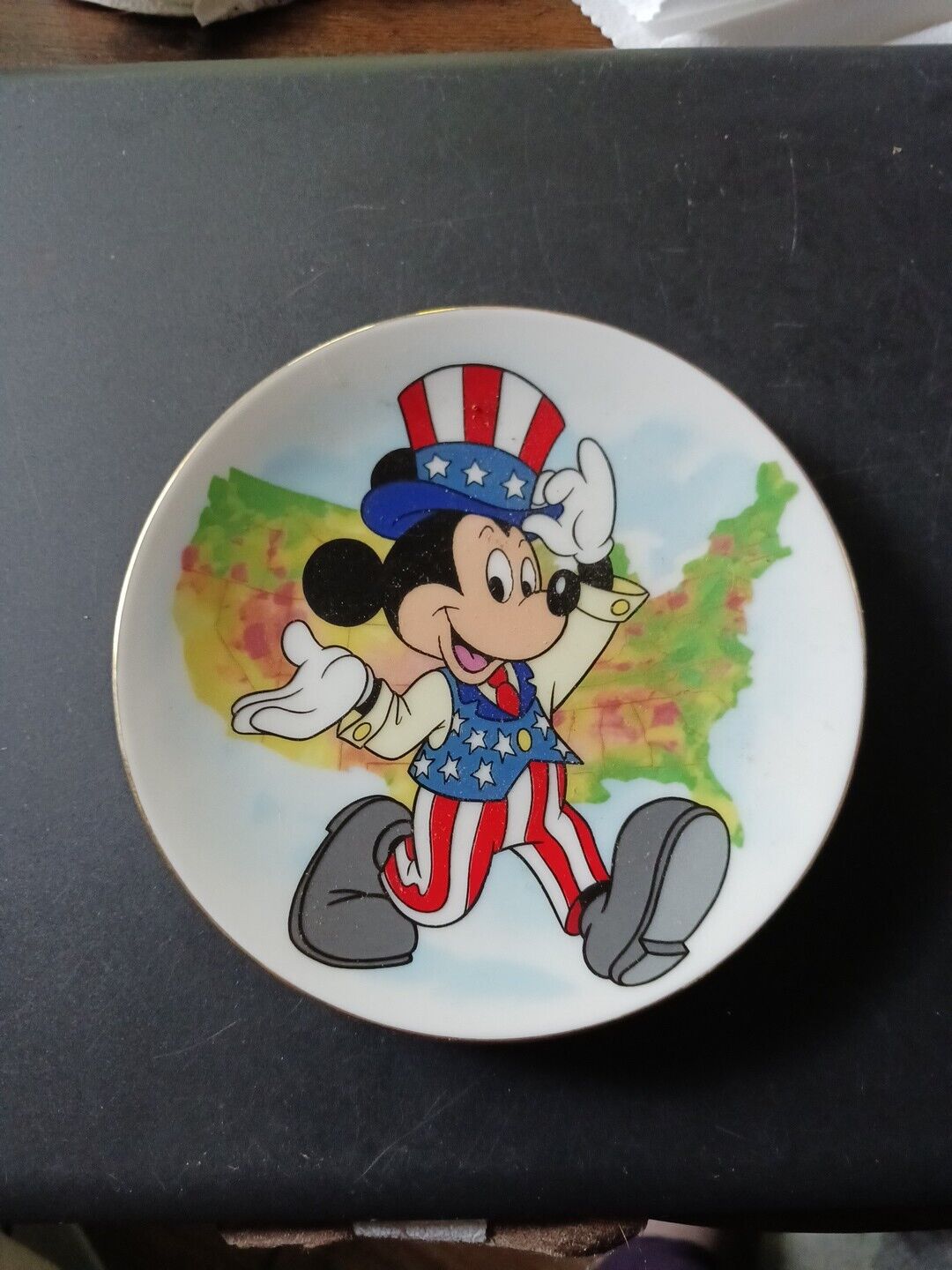 Mickey Mouse New England Collectors Society\'s Disney Mickey Porcelain Plate 5\