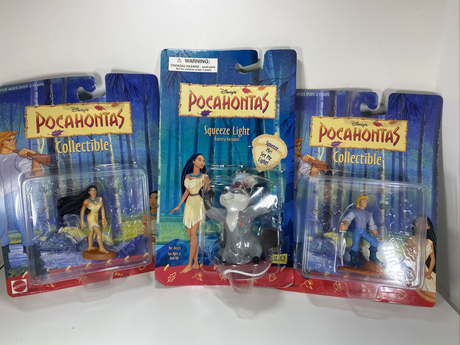 Disney’s Pocahontas 1995 Janex NEW Toy Lot