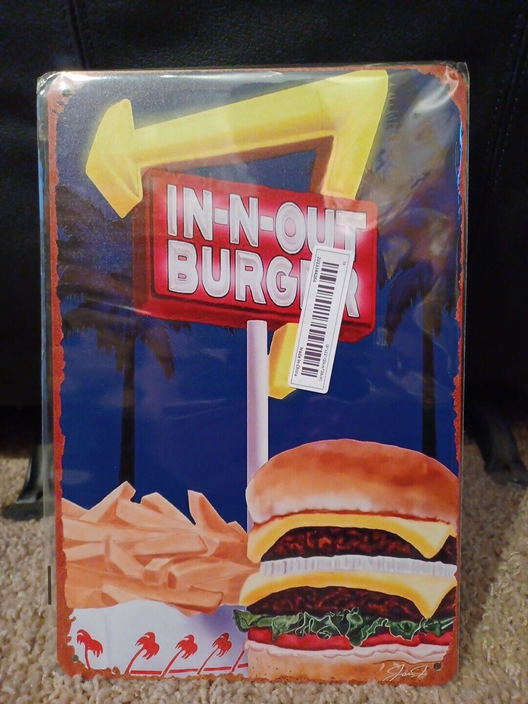 IN-N-OUT BURGER Metal Sign New  SEALED