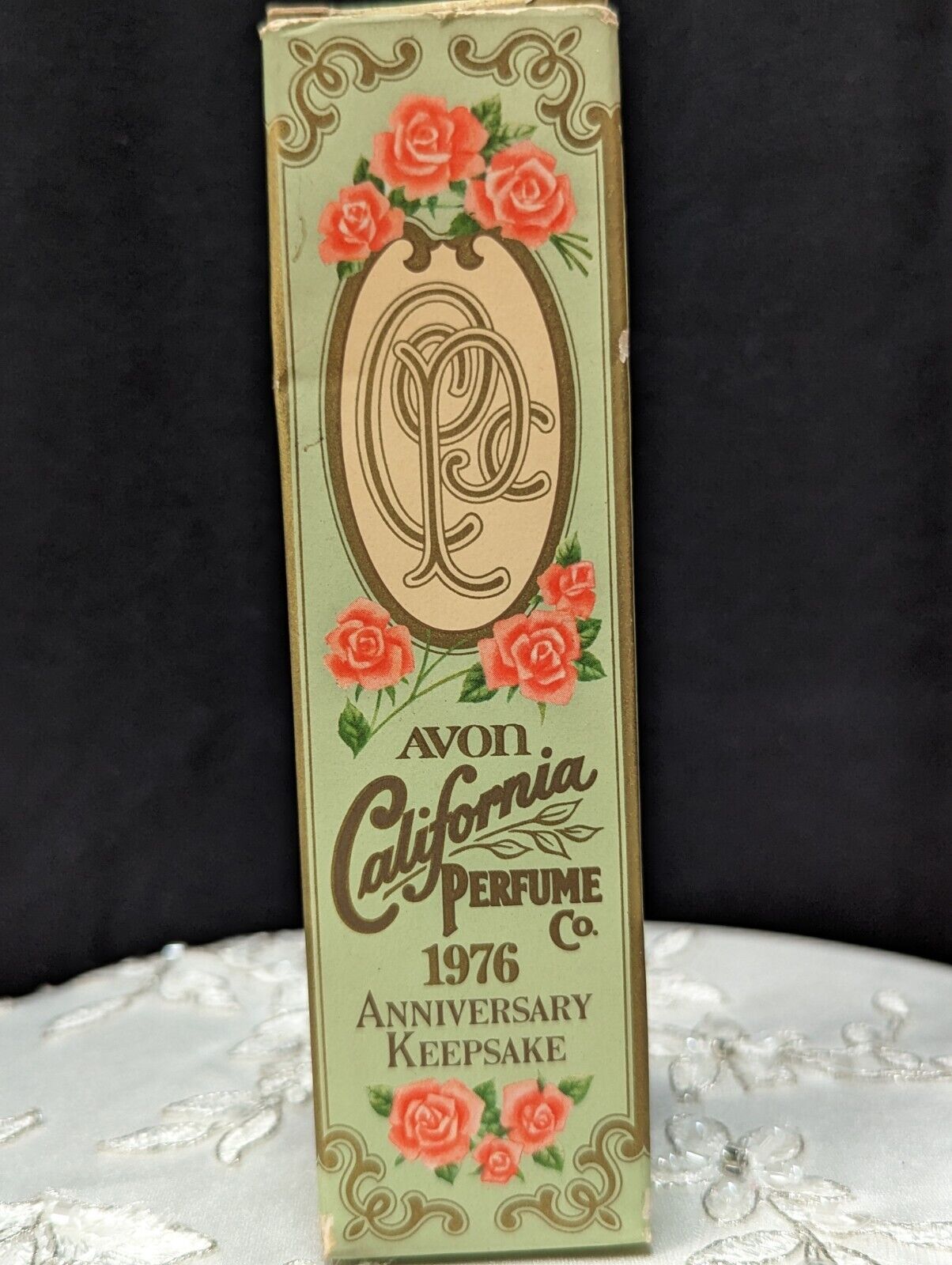 Avon California Perfume Moonwind splash 1.7 oz 1976 Anniversary Keepsake
