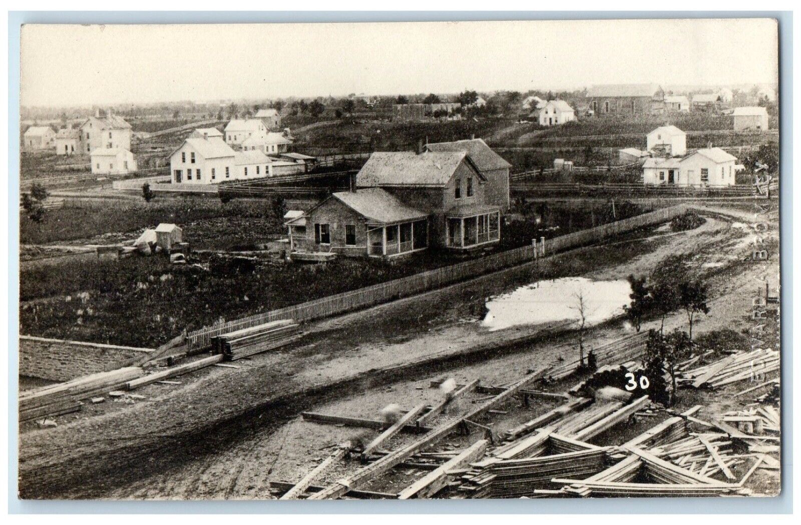 c1910's View Of 2nd Avenue S. Bromley Minneapolis MN RPPC Photo Antique Postcard