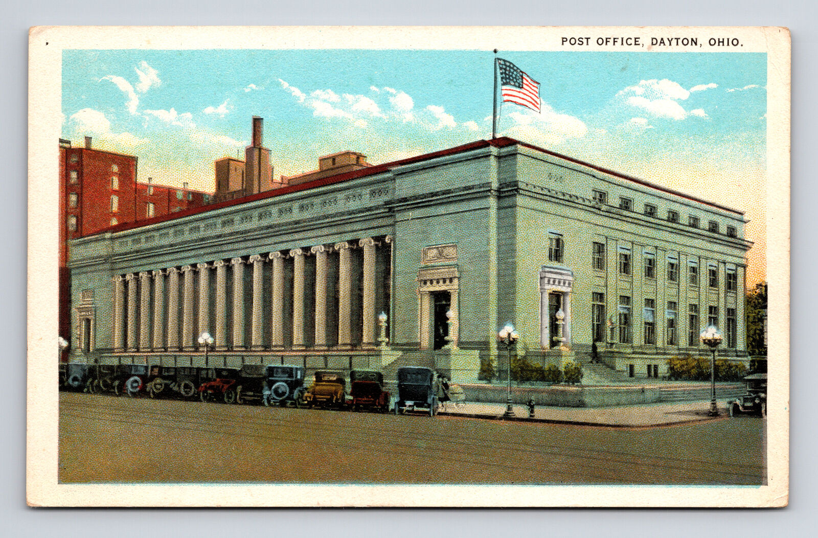 c1922 WB Postcard Dayton OH Ohio US Post Office