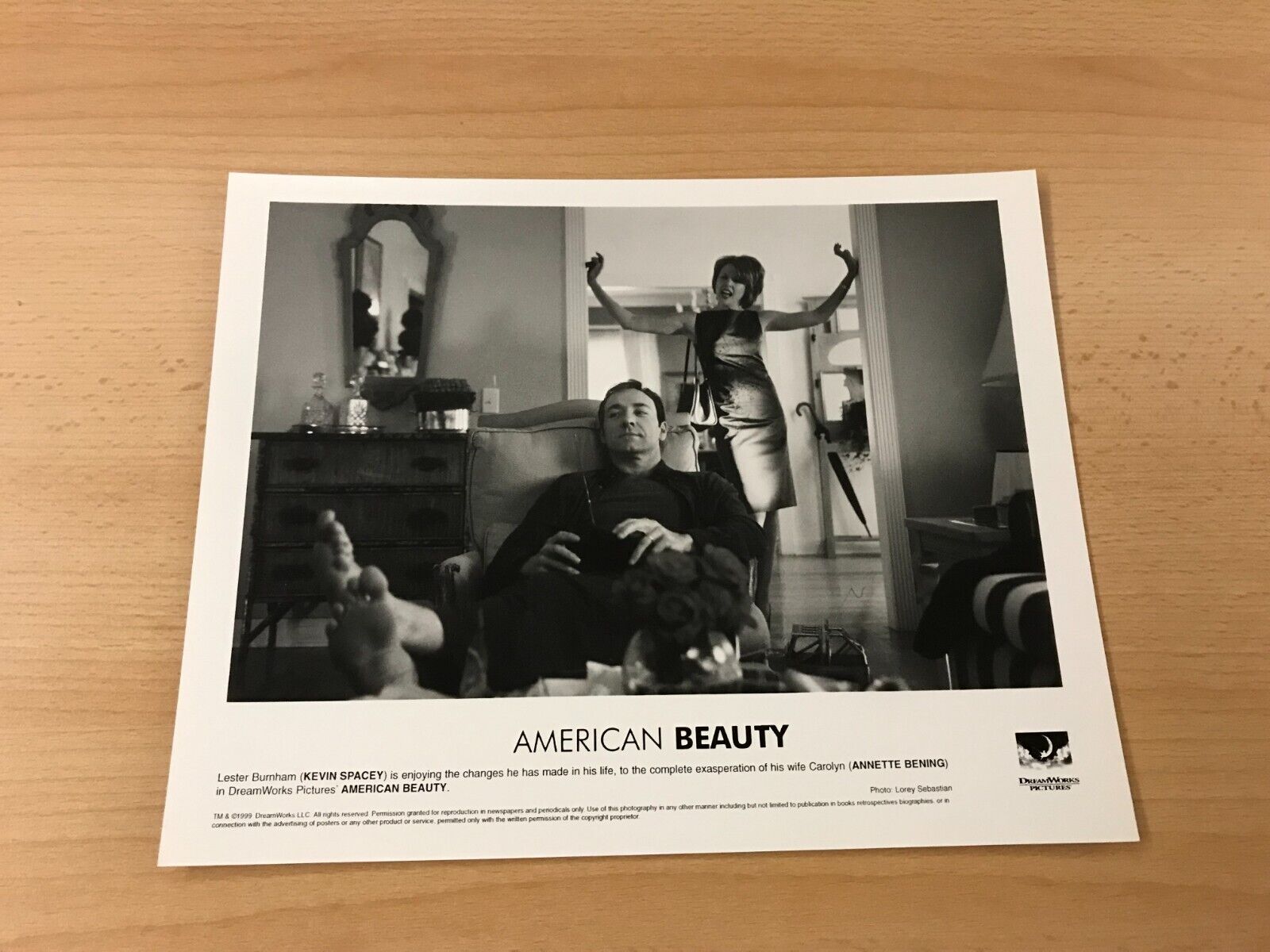 1999 DreamWorks Pictures American Beauty Movie Press/Promo 8x10 Photo
