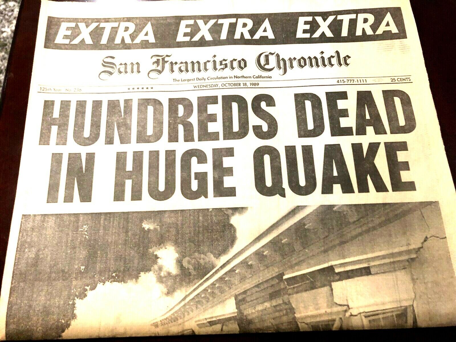(U Pick) World Events Newspaper (SF Quake 911 Nuke Challenger Saddam Son of Sam)