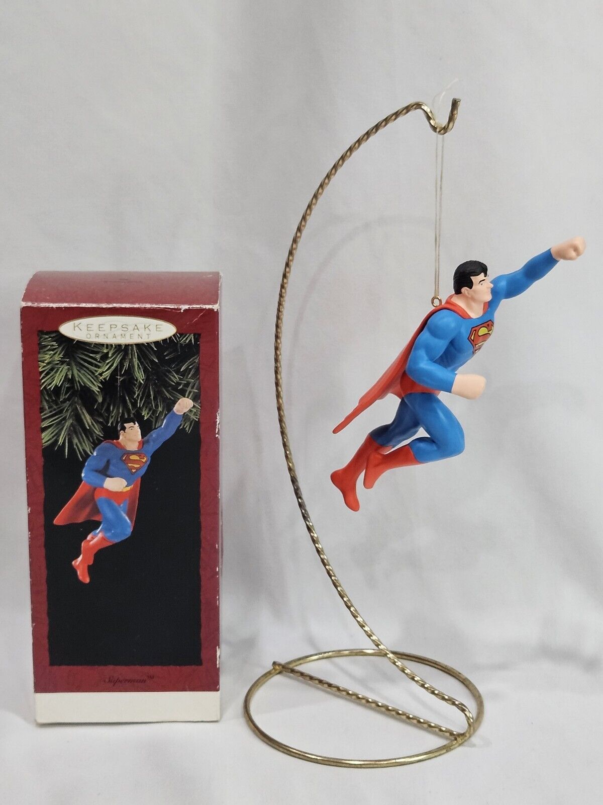 1993 Superman Hallmark Keepsake Christmas Ornament DC Comics Vintage