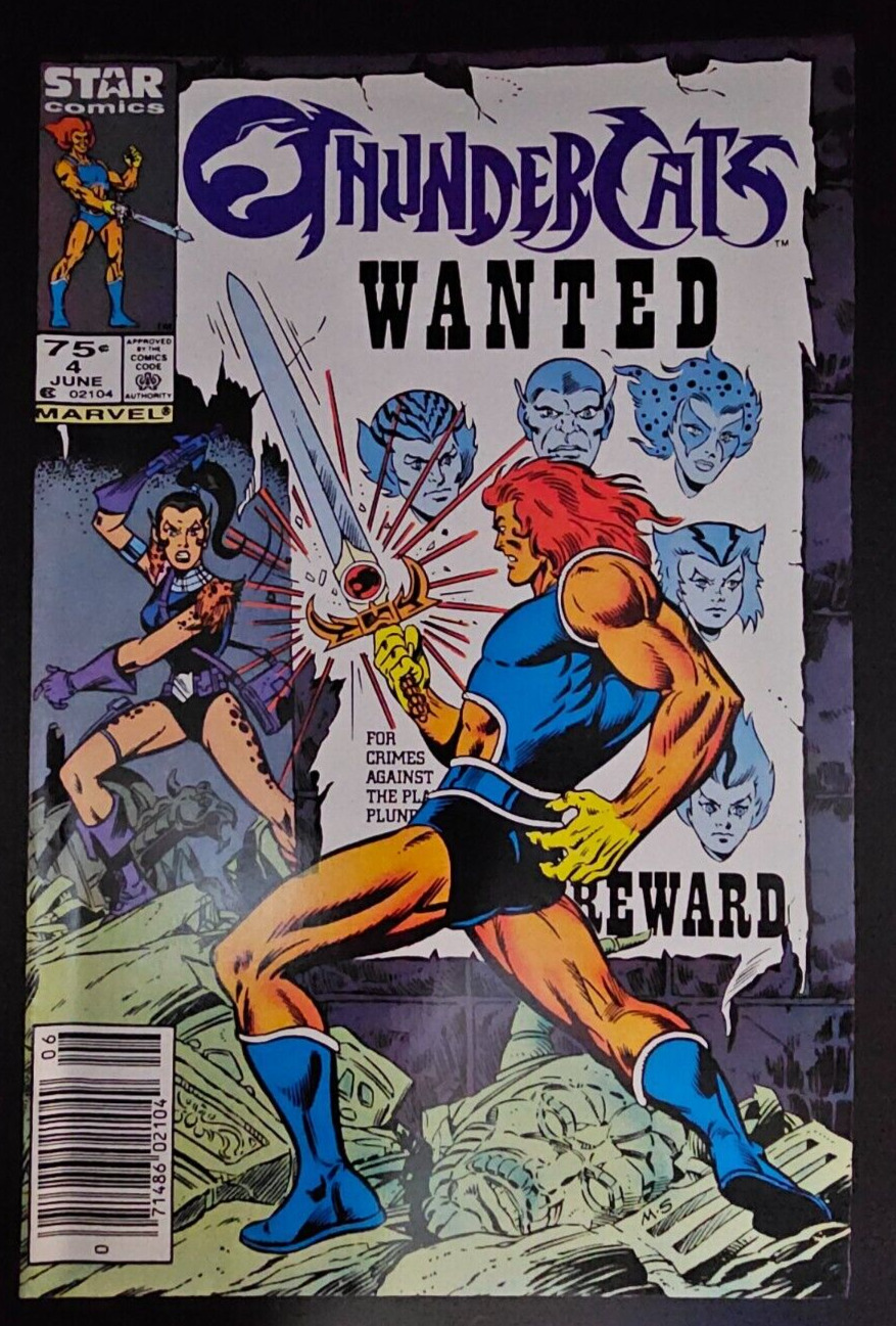 Thundercats Comic Book Star Comics Marvel Comics No. 4 1986 RAW