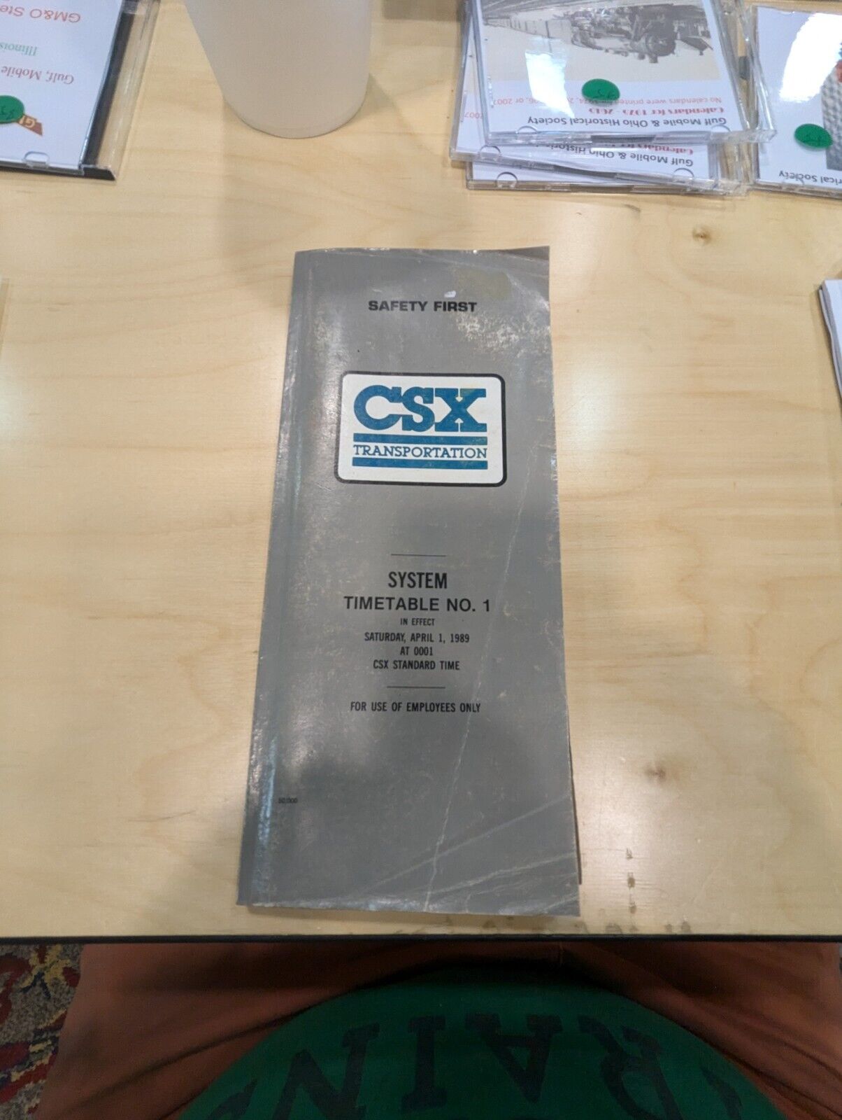 CSX ETT SYSTEM #1 4/1/1989