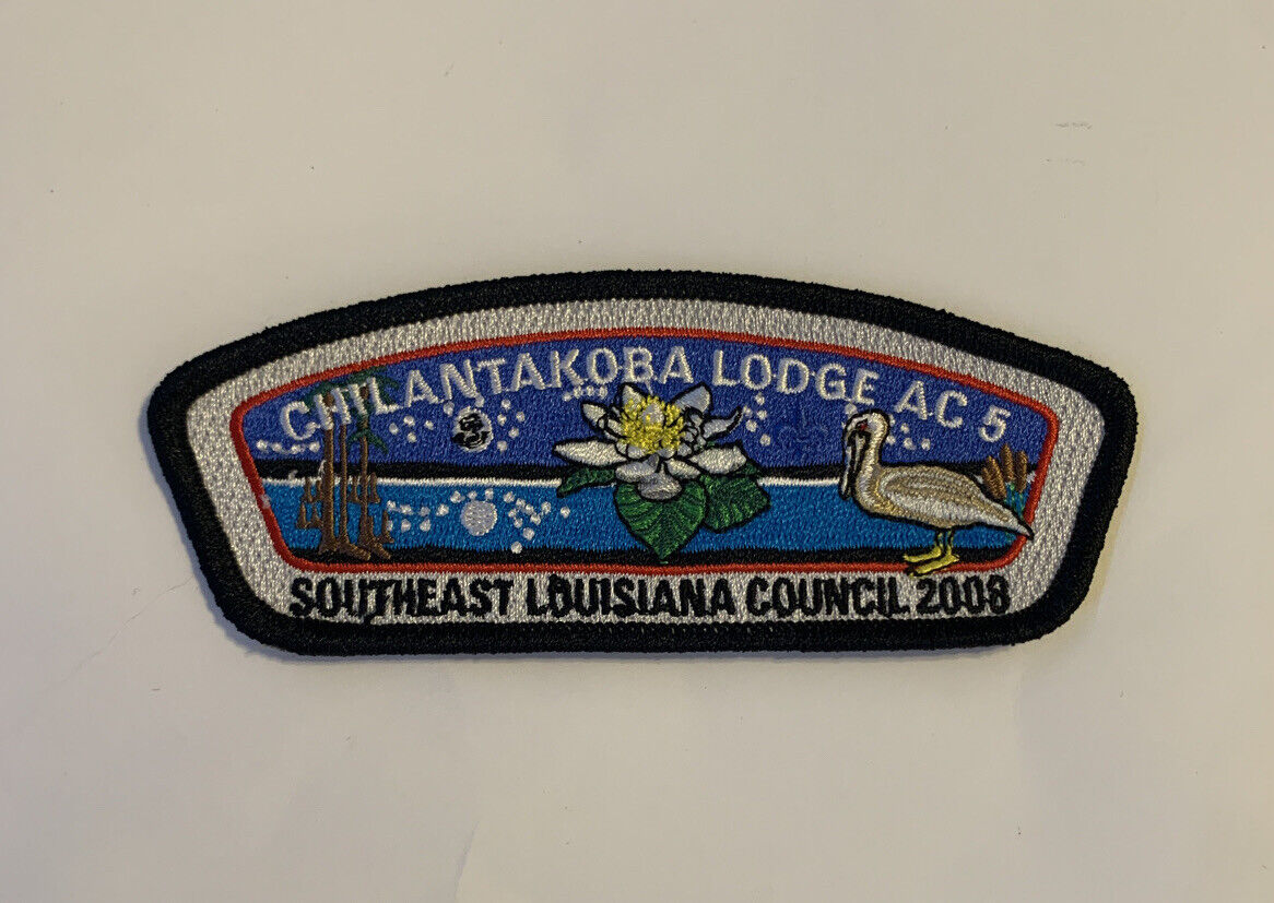 OA Chilantakoba Lodge 397 AC 5 X10 Southwest Louisiana Council 2008 Patch Mint