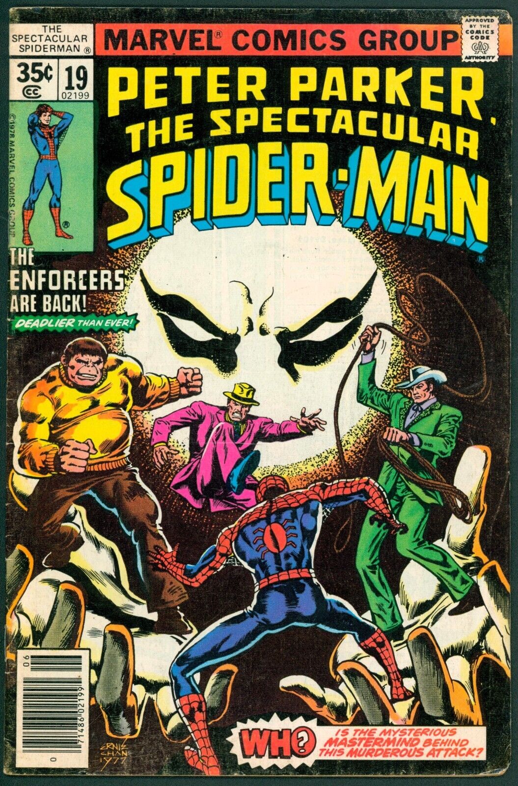 Spectacular Spider-Man 19 FN- 5.5 Marvel 1978