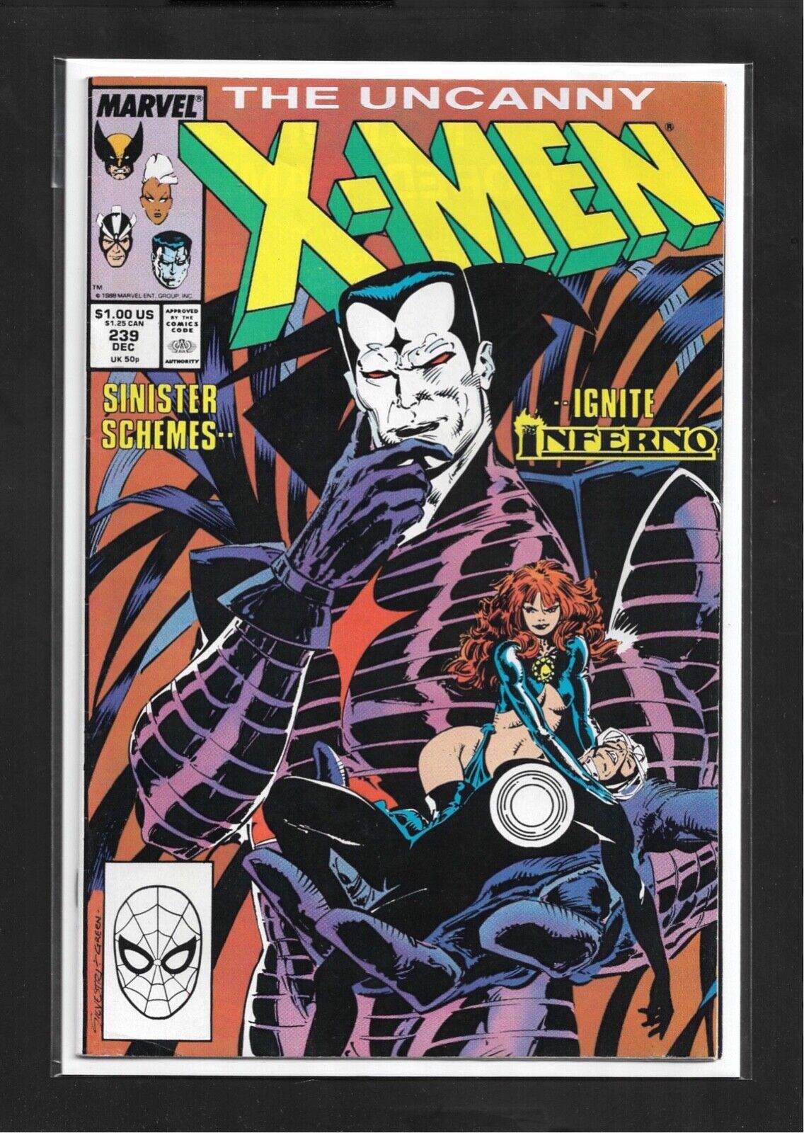 Uncanny X-Men #239 (1988): 1st Cover Appearance of Mr. SInister FN/VF (7.0)