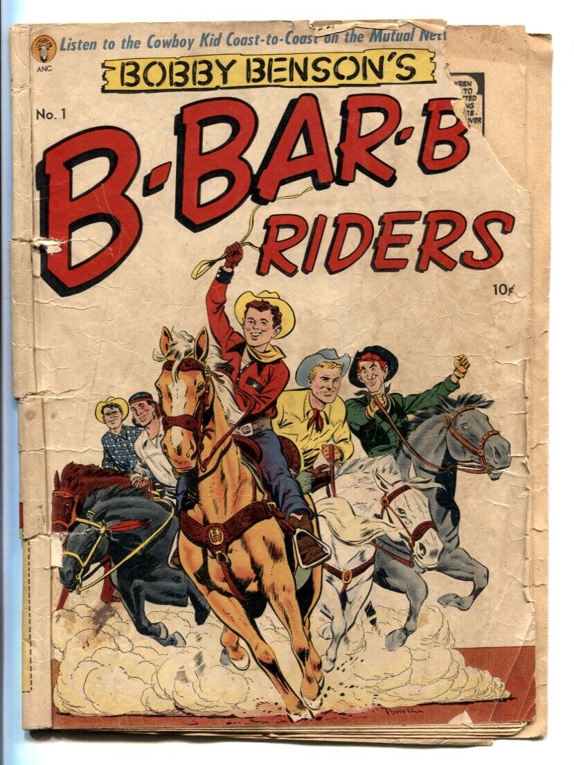 Bobby Benson\'s B-Bar-B Riders #1  1950 - ME  -P - Comic Book