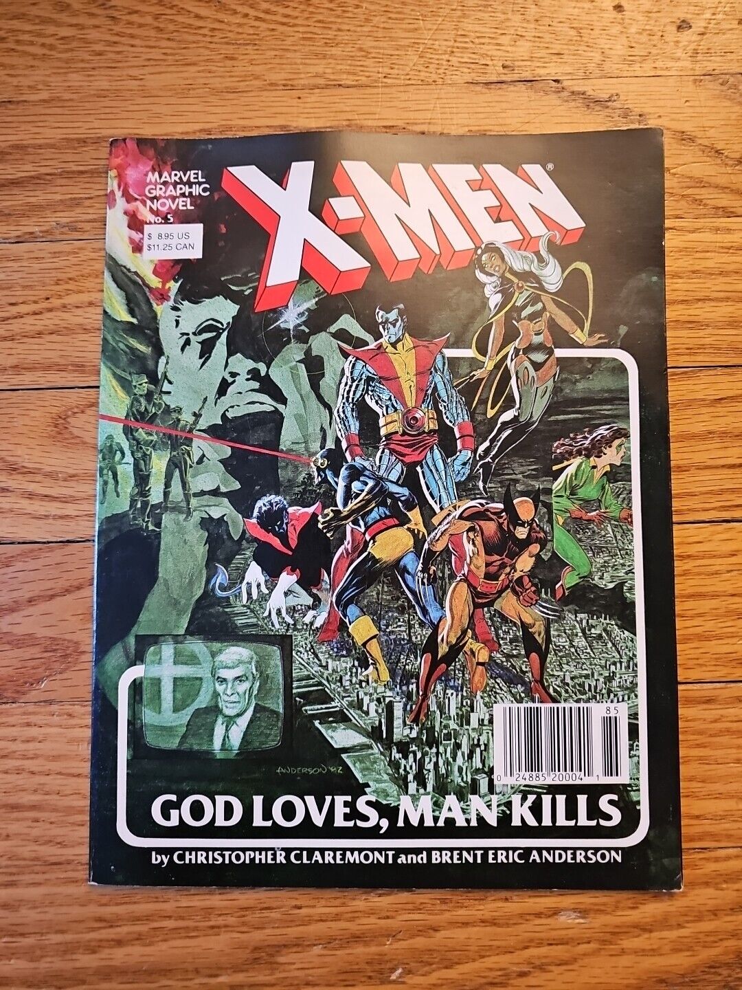 MARVEL COMICS X-MEN GOD LOVES MAN KILLS GRAPHIC NOVEL  1982 8th Print