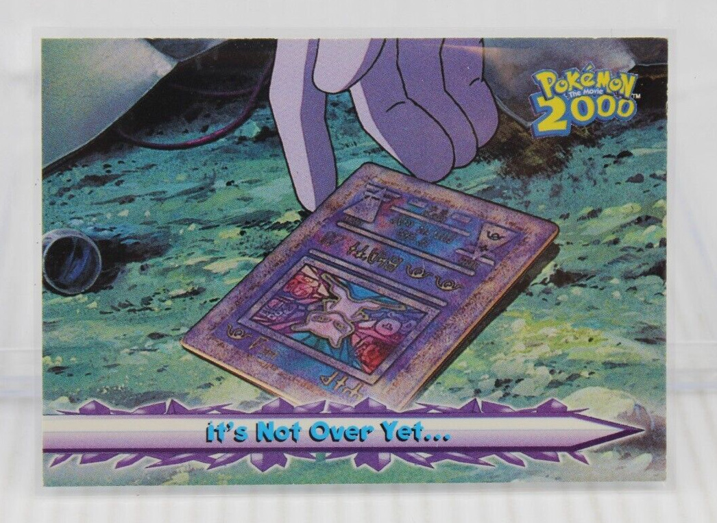 A6 Topps Pokemon 2000 Movie Animation Edition Card #70 It's Not Over Yet...