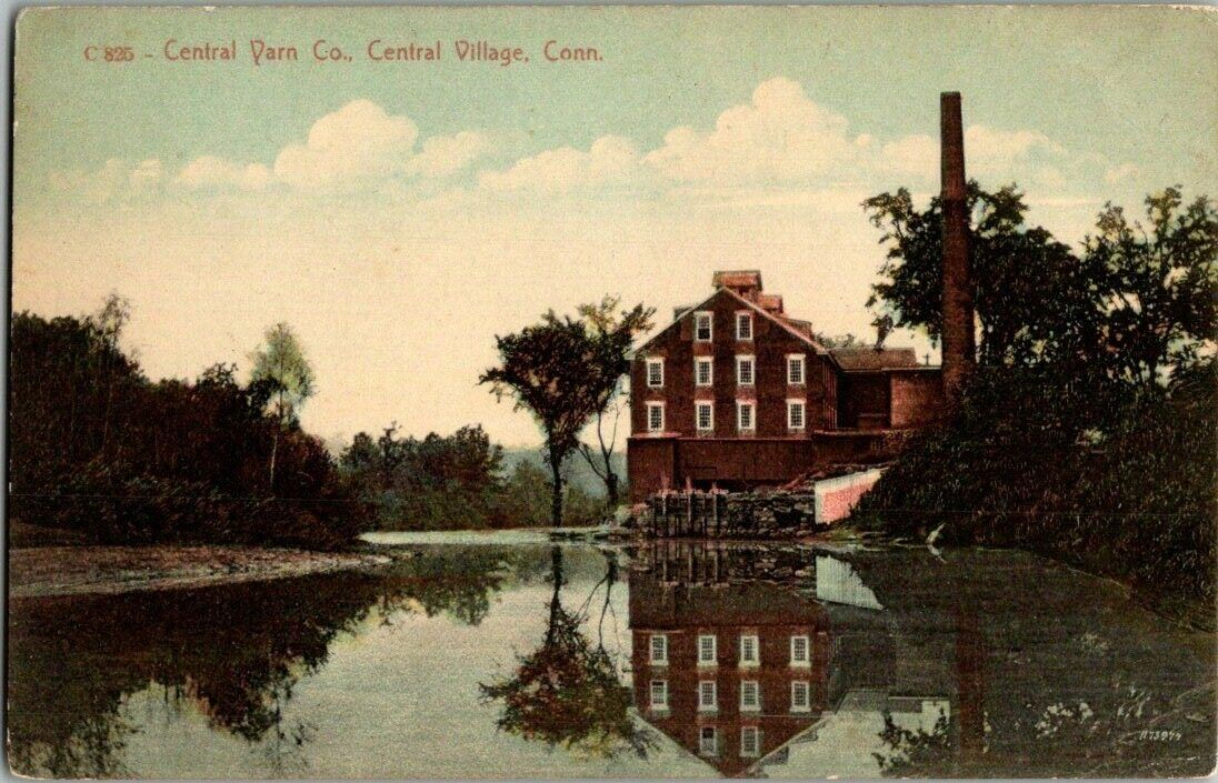 1908. CENTRAL YARN CO. CENTRAL VILLAGE. CT. POSTCARD. DC8