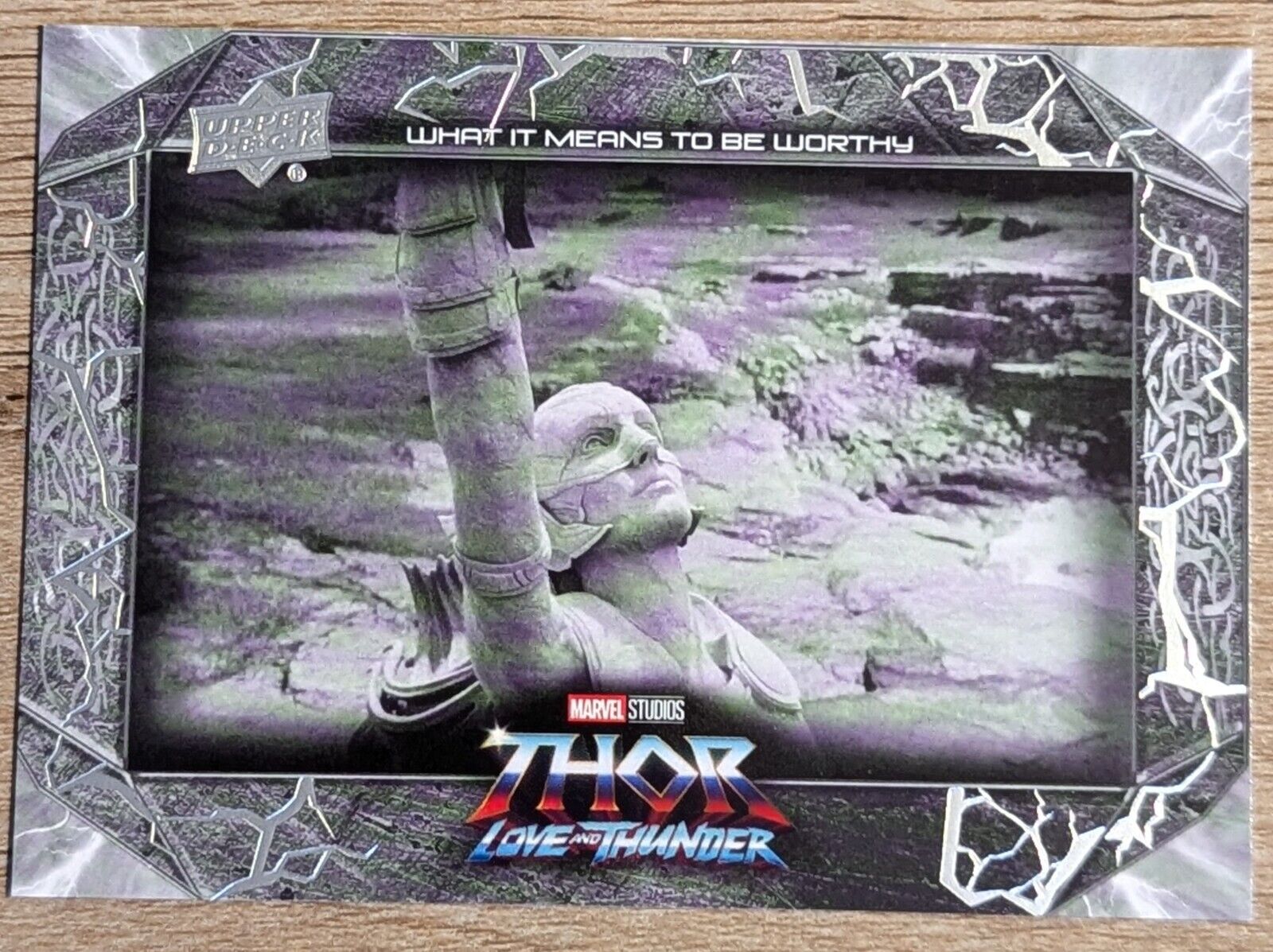 2023 Upper Deck Thor Love And Thunder BLACK & WHITE Base Card #76 02/10