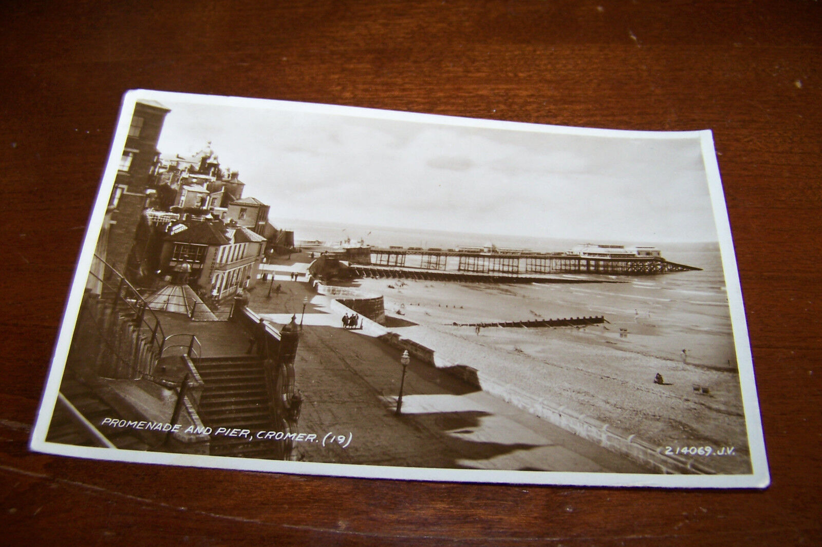 Rare Vintage RPPC Real Photo Postcard A3 Promenade Pier Cromer England Norfolk