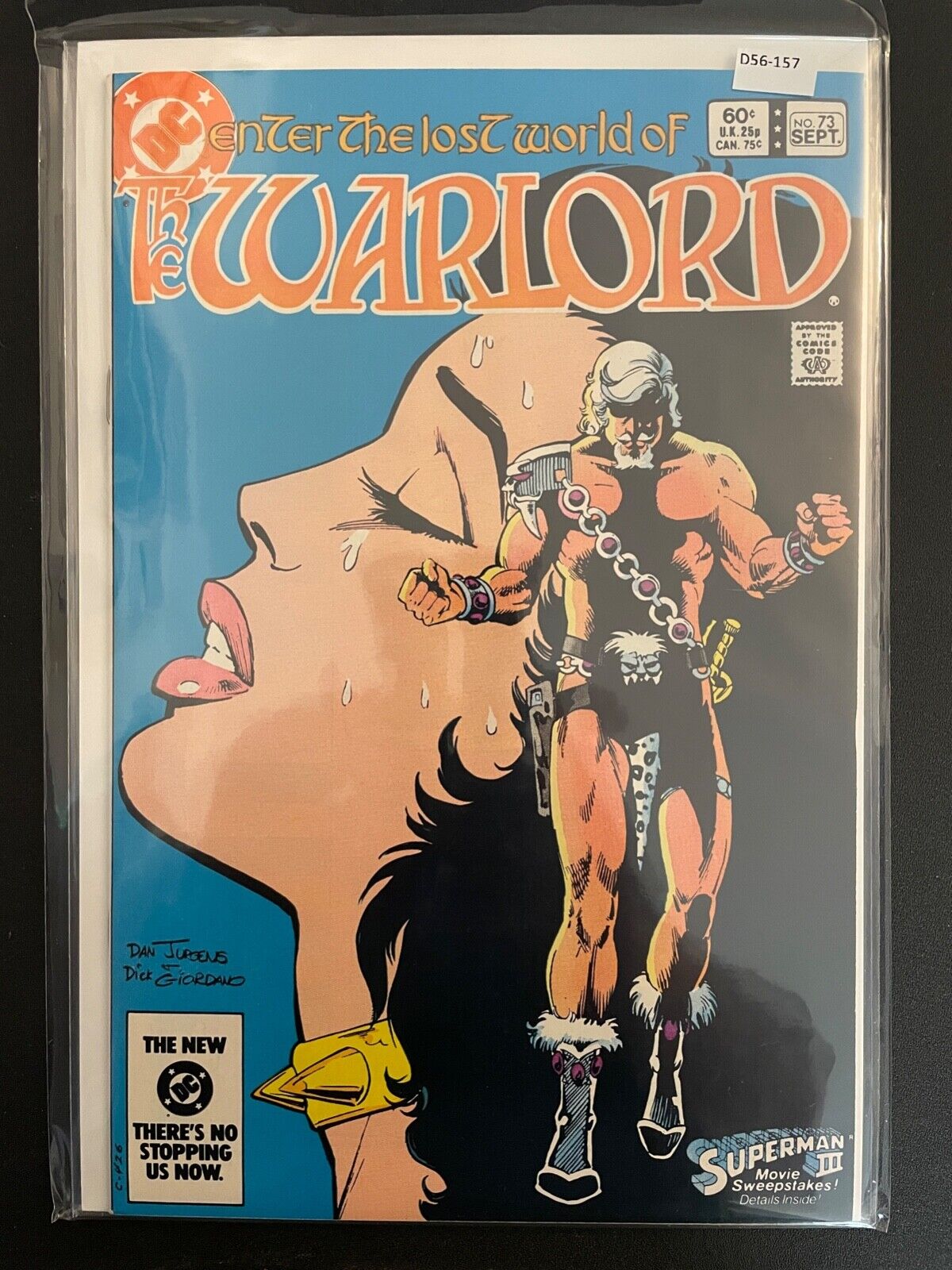 The Warlord 73 Higher Grade DC Comic Book D56-157