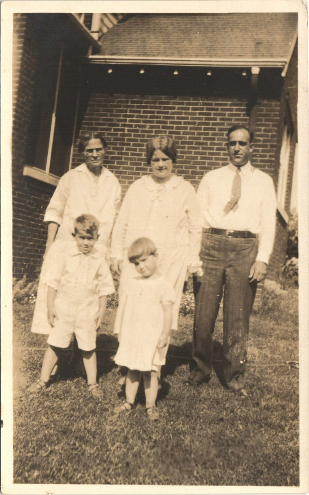 JACKSON MISSOURI NAMED FAMILY 1928 real photo postcard rppc mo kenneth porter