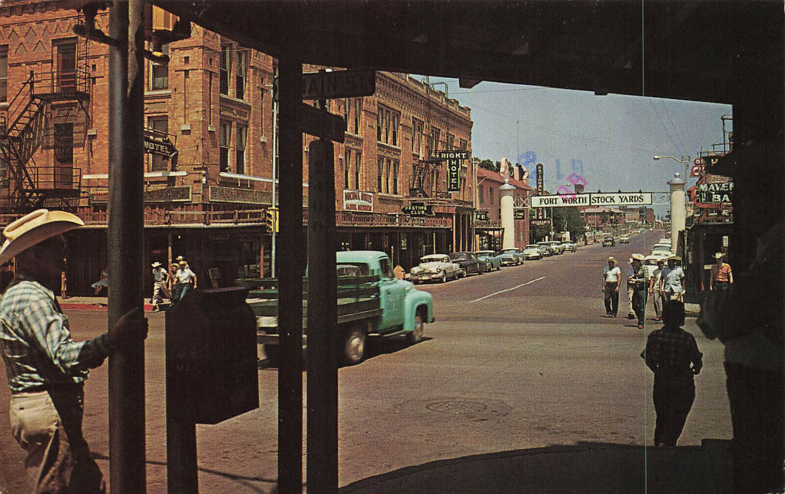 Postcard Exchange Avenue North Fort Worth Texas