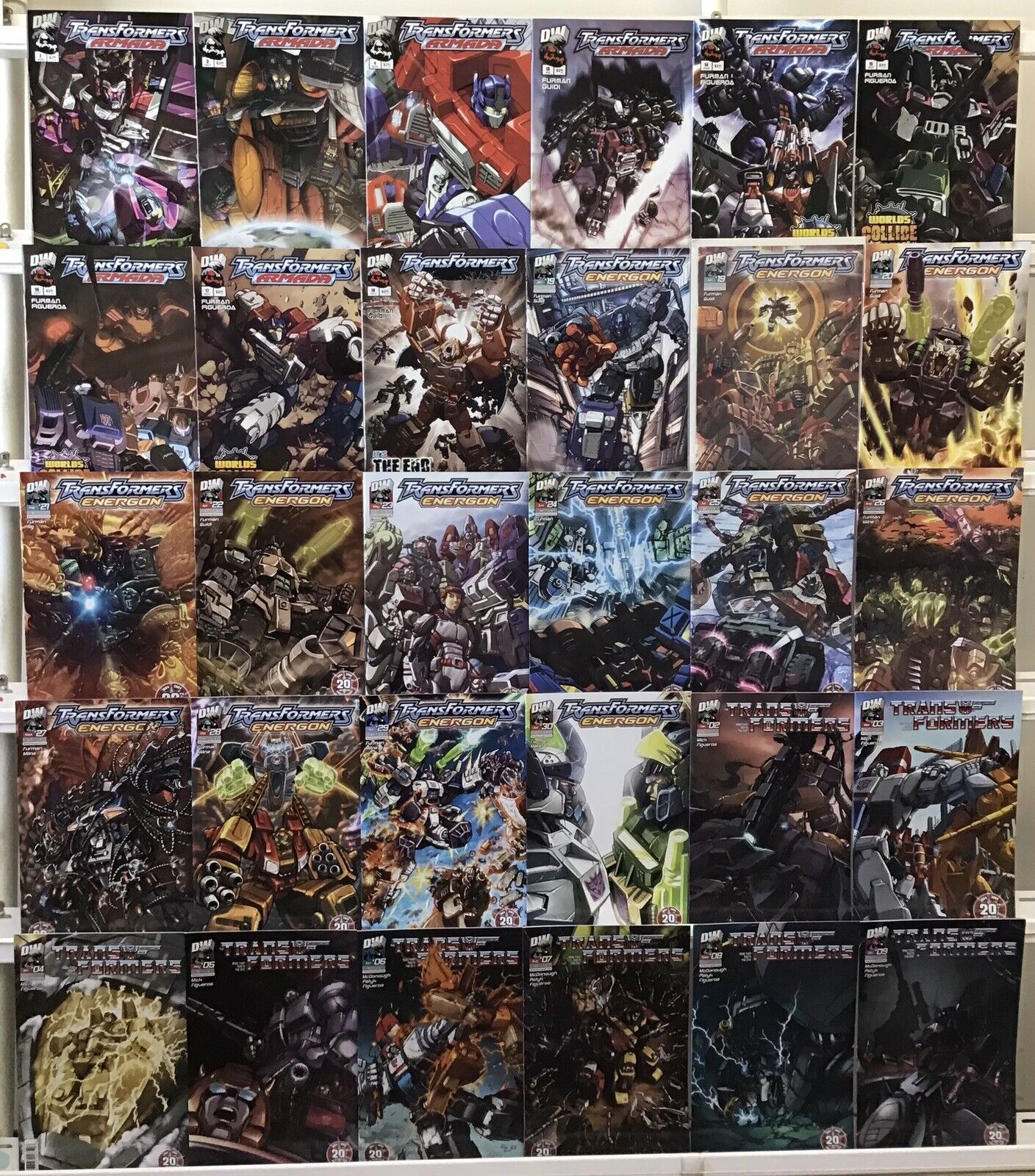DW Comics Transformers Comic Book Lot Of 30