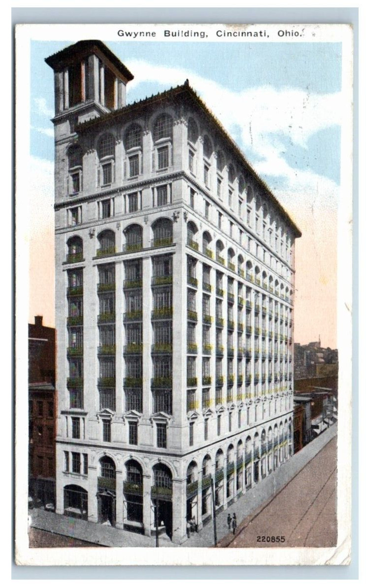 Gwynne Building Cincinnati Ohio Vintage Postcard Posted 1926 Kraemer Art