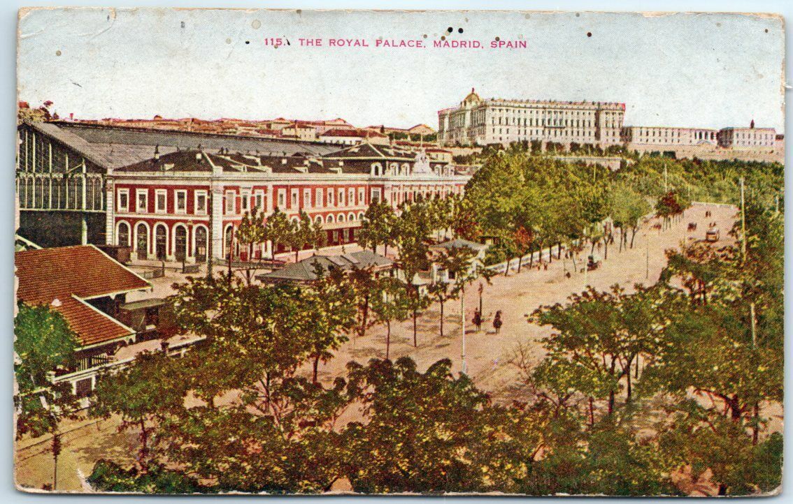 Postcard - The Royal Palace, Madrid, Spain