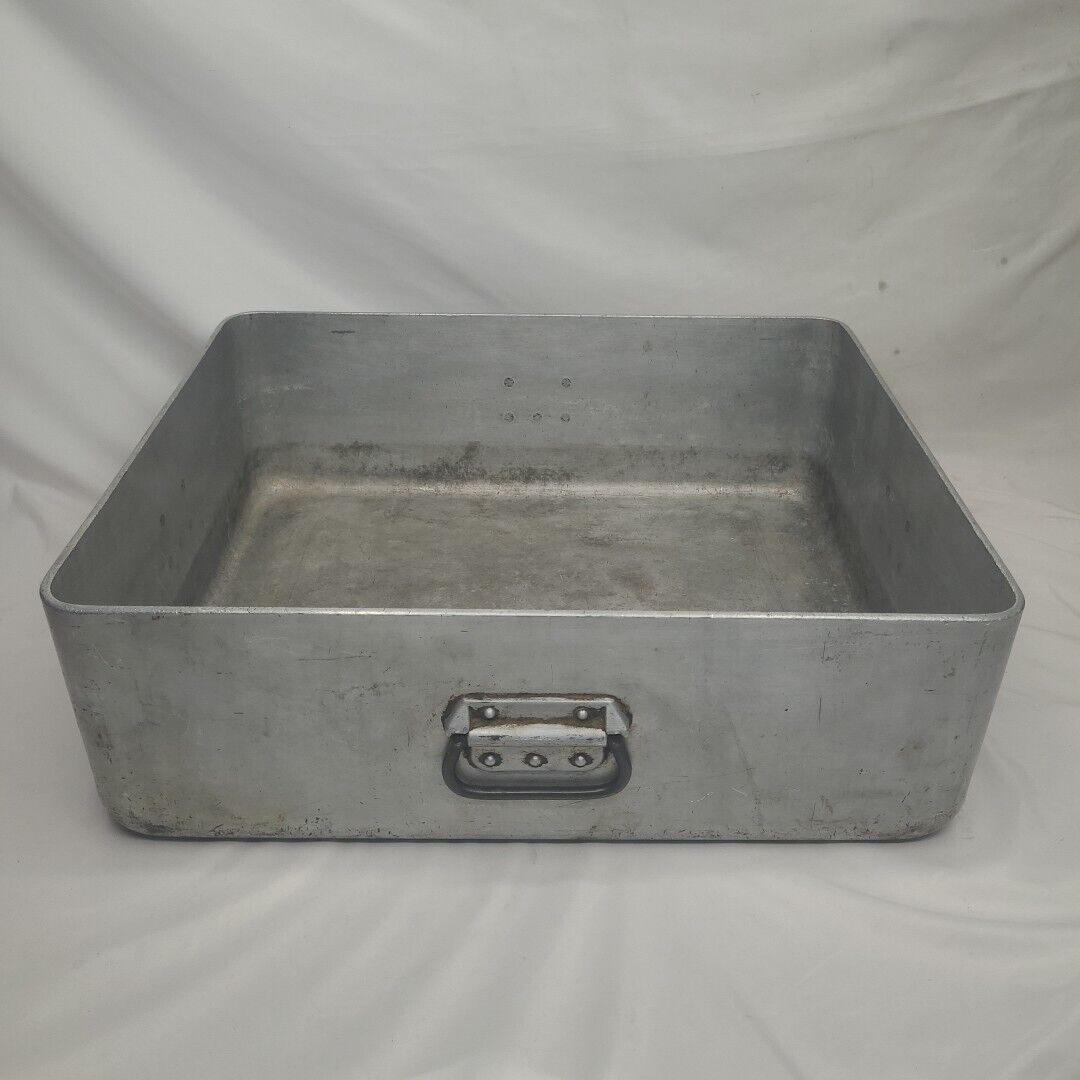 Vintage Wear Ever Aluminum Roasting Pan NO 4493 Cooking Military Used See Info 