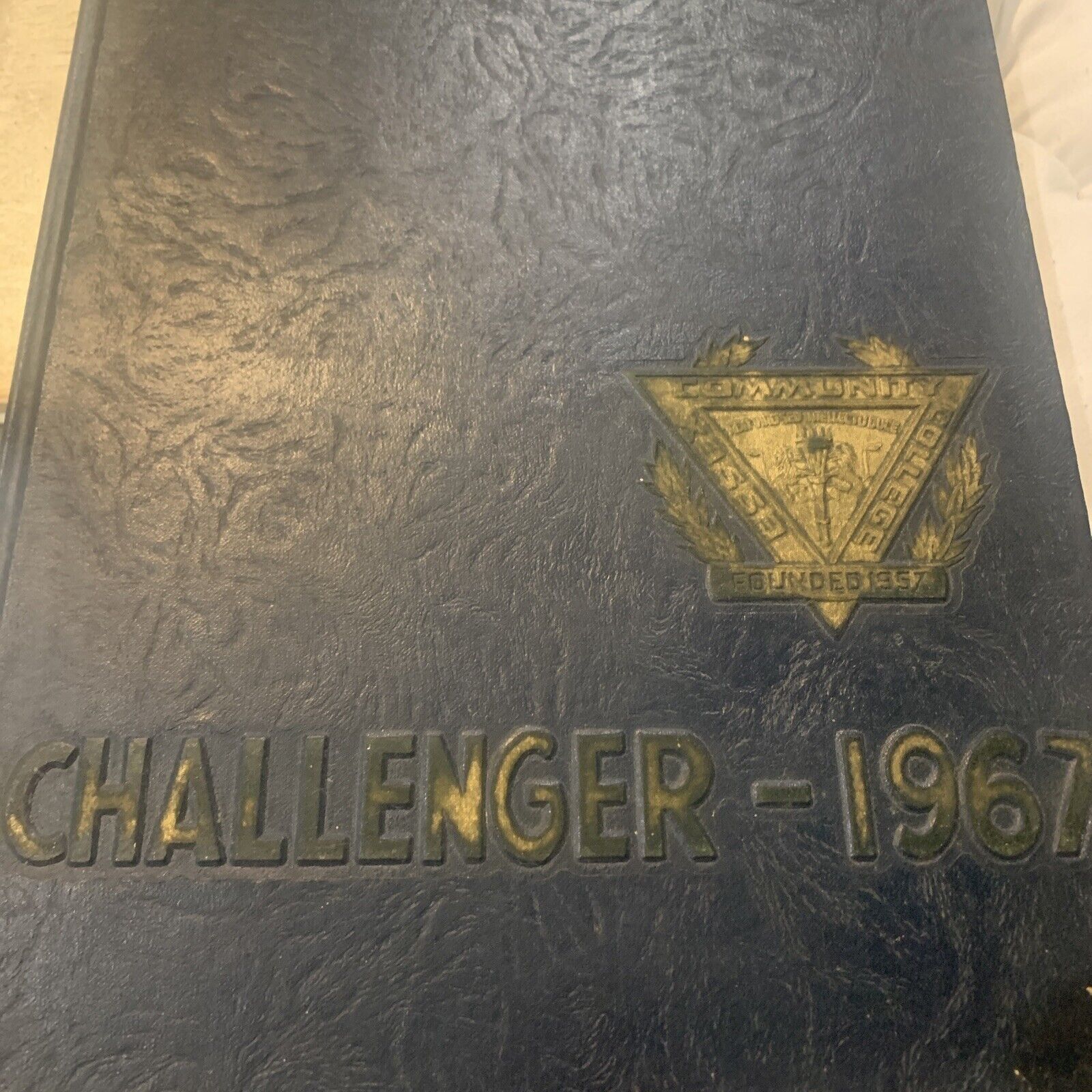 Vintage 1967 Essex Community College Challenger Yearbook