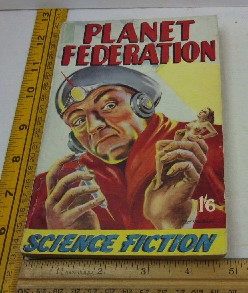Planet Federation David Shaw Science Fiction UK pulp book Curtis Warren 1940s