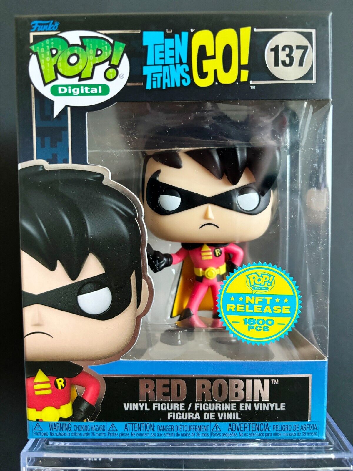 Funko Pop Heroes 137 Red Robin Legendary LE 1900 DC Teen Titans Go