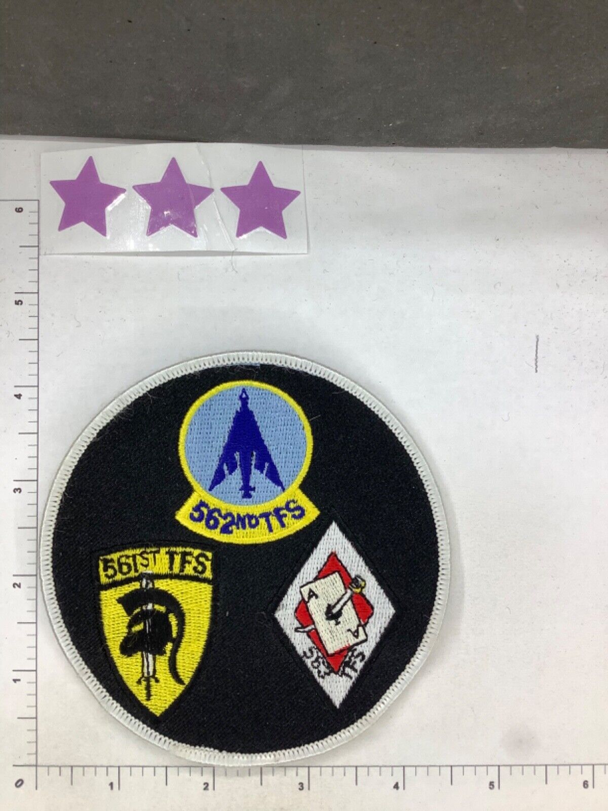 USAF  F-4 PHANTOM 561ST,562ND,563RD TACTICAL FIGHTER SQUADRONS PATCH