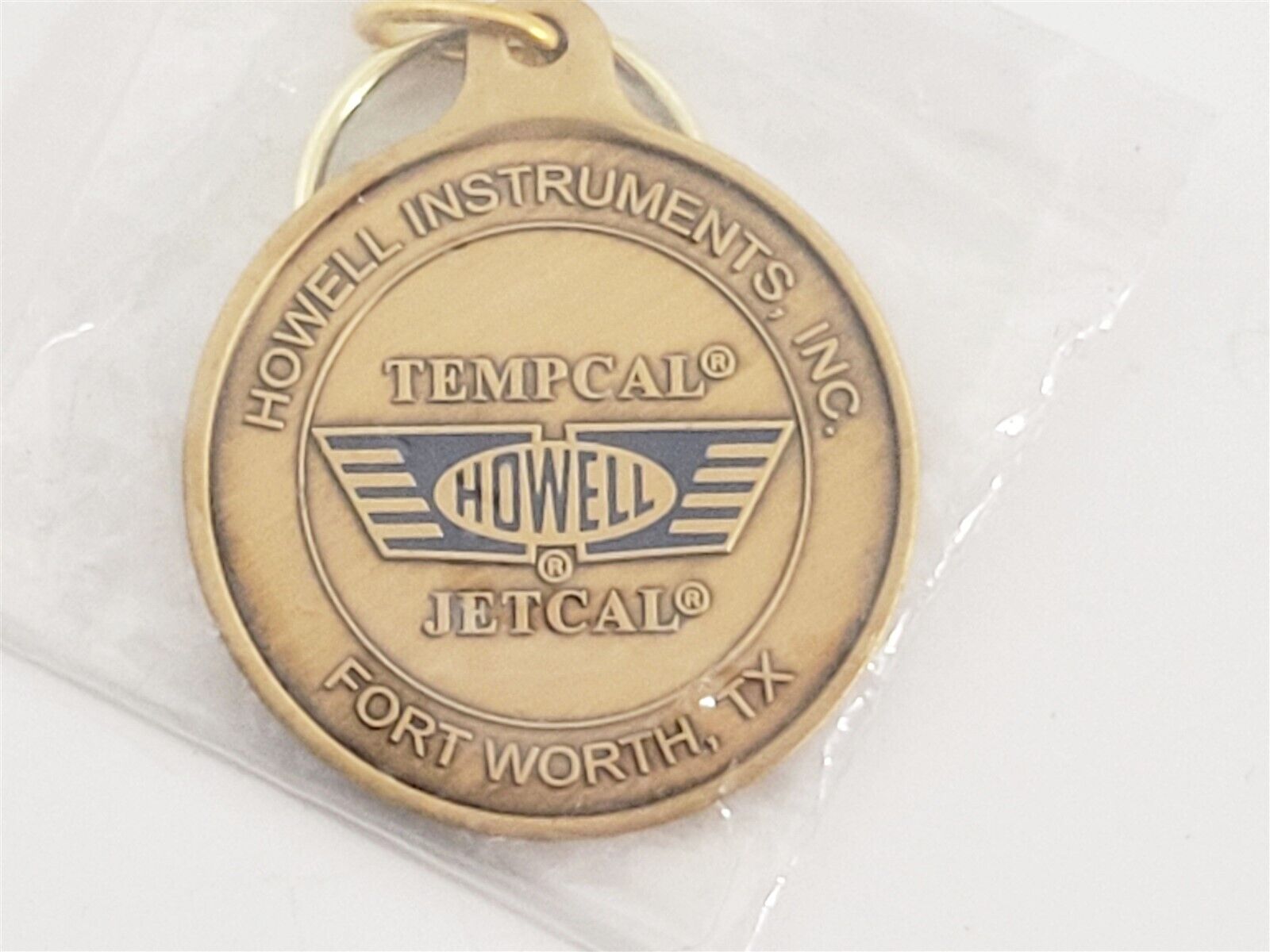 Howell Instruments Ft Worth TX / Tempcal Jetcal Keychain Military