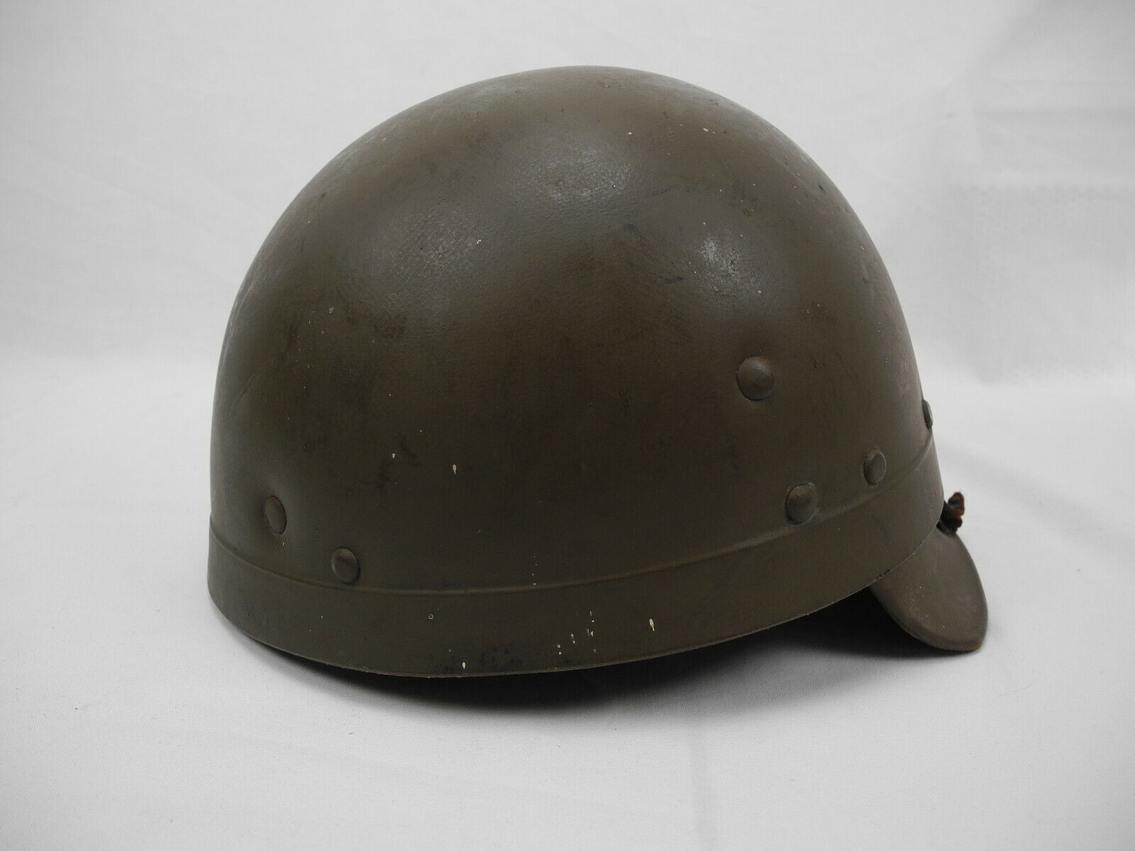 militaria french tanker radio helmet MOD 51 french army tanker helmet 
