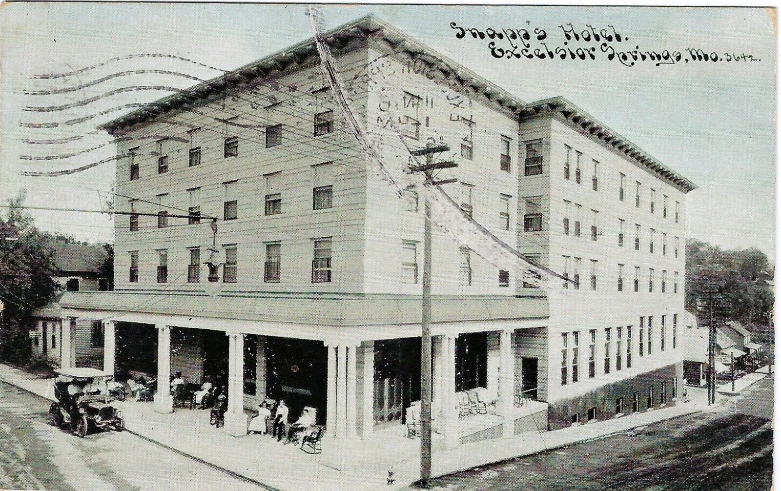 Excelsior Springs MO Snapp's Hotel 1911
